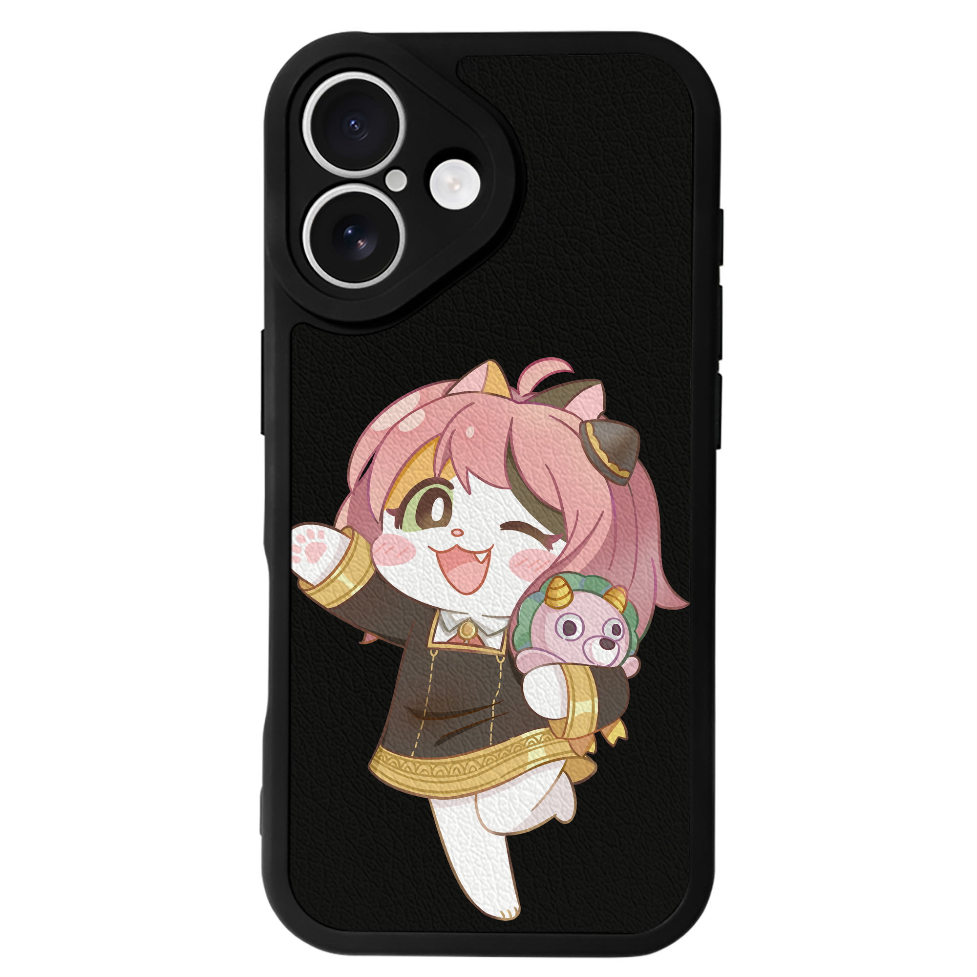 （画像用） SPY×FAMILY间谍家家酒 【iPhone 16シリーズ対応】シリコンスマホケース（レザー調） 材質：シリコン